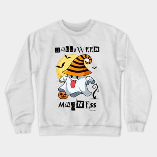 Ghostly Witchery: Halloween Madness Crewneck Sweatshirt